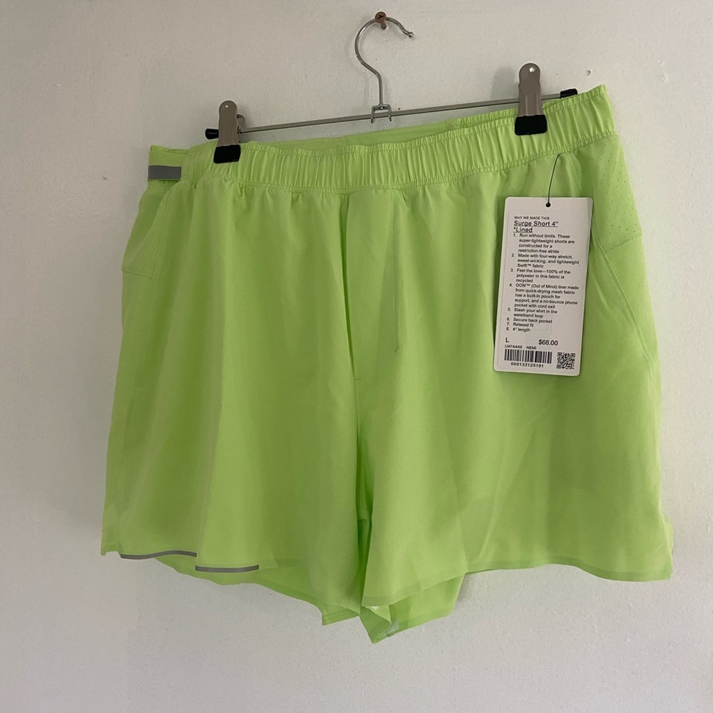 Mens NWT Lululemon shorts
